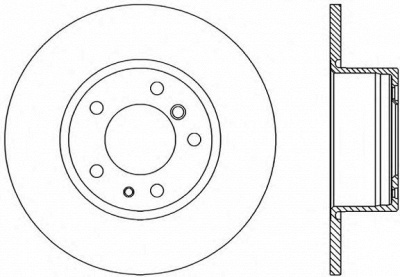 OPEN PARTS bda108510 -  Тормозной диск